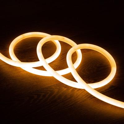 LED-Streifen Neon Dimmbar 220V ac 120 LED/m Rund 360 Warmes Weiss IP67 nach Mass Schnitt alle 100cm Image