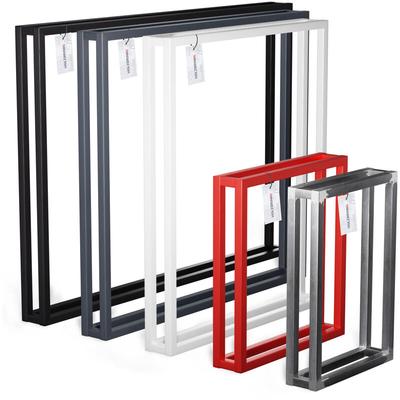Holzbrink - Tischbeine für Schreibtisch, Esstisch, Küchentisch, Tischgestell 80x72 cm, Rohstahl mit Image