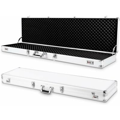 Goplus - Aluminium Waffenkoffer, Gewehrkoffer, Gewehrtasche Waffenfutteral, Pistolenkoffer, mit Image