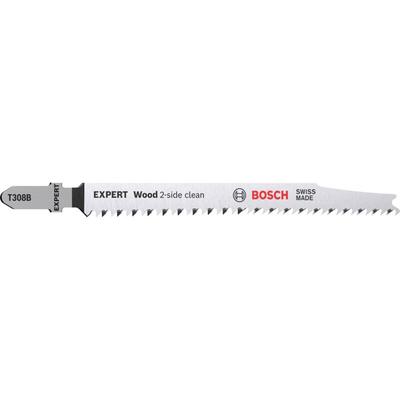 Bosch - expert 'Wood 2-side clean' t 308 b Stichsägeblatt, 25 Stück Image