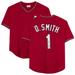 Ozzie Smith St. Louis Cardinals Autographed Red Mitchell & Ness Authentic Jersey