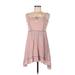 Divided by H&M Casual Dress - A-Line: Pink Print Dresses - Women's Size 6