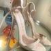 Burberry Shoes | Burberry Python Heels Platforms | Color: Cream | Size: 6