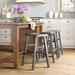 Red Barrel Studio® Mccord Heavy-Duty Solid Wood Bar Stool & Counter Stool Wood in Gray | Counter Stool (24" Seat Height) | Wayfair