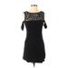 Hollister Casual Dress - Bodycon: Black Solid Dresses - Women's Size X-Small