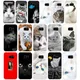 Coque en silicone TPU souple avec des yeux bleus pour Samsung Galaxy chat chaton animal mignon