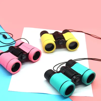 Jumelles focales réglables pour enfants télescope accessoires de jeu cadeau d'anniversaire jouet