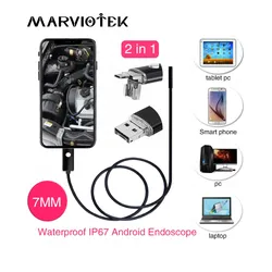Caméra endoscopique HD WiFi 7mm étanche USB pour IOS Android PC Notebook iPhone