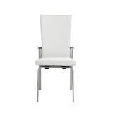 Somette Monique Leather Motion-Back Side Chair, Set of 2 - 21.85" x 18.11" x 37.8"