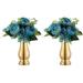 2 Pcs Metal Vase for Office Home Christmas Anniversary