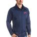 Men's Antigua Navy Columbus Blue Jackets Links Full-Zip Golf Jacket