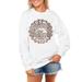 Women's Gameday Couture White Southern Miss Golden Eagles Wild Side Perfect Crewneck Pullover Sweatshirt
