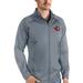 Men's Antigua Gray Ottawa Senators Links Full-Zip Golf Jacket