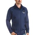 Men's Antigua Navy Vancouver Canucks Links Full-Zip Golf Jacket