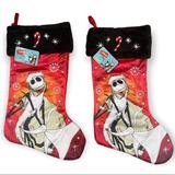 Disney Holiday | Disney The Nightmare Before Christmas Jack Skellington Christmas Stockings | Color: Silver | Size: Os