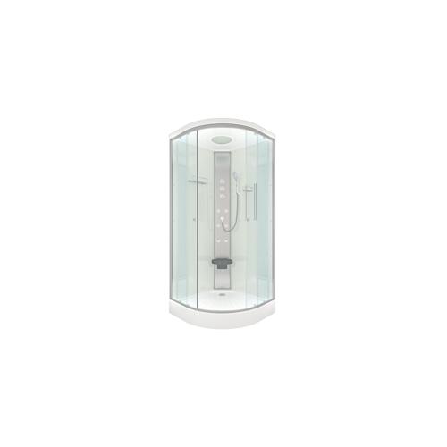 Duschkabine Fertigdusche Dusche Komplettkabine D10-10T1 90×90 cm ohne 2K Scheiben Versiegelung
