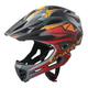 Cratoni helmets GmbH Unisex – Erwachsene C-Maniac Pro Fahrradhelme, Schwarz/Rot/Orang Matt, S/M