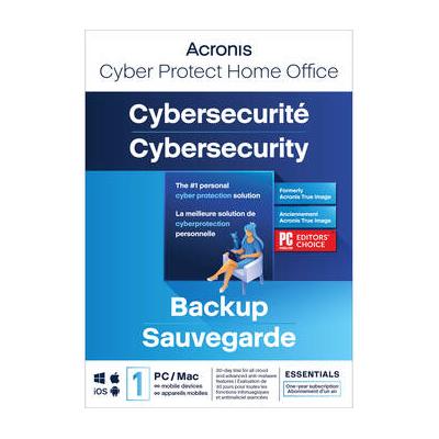 Acronis Cyber Protect Home Office Essential Edition (1 Windows or Mac License, 1-Ye HOEASHLOS