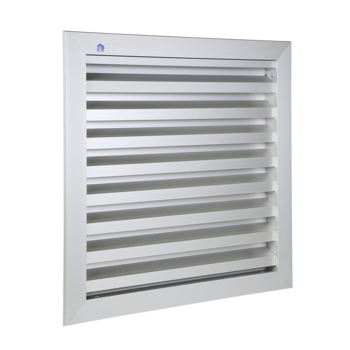 Grille de ventilation 200 x 200 mm aluminium gris RENSON 41122