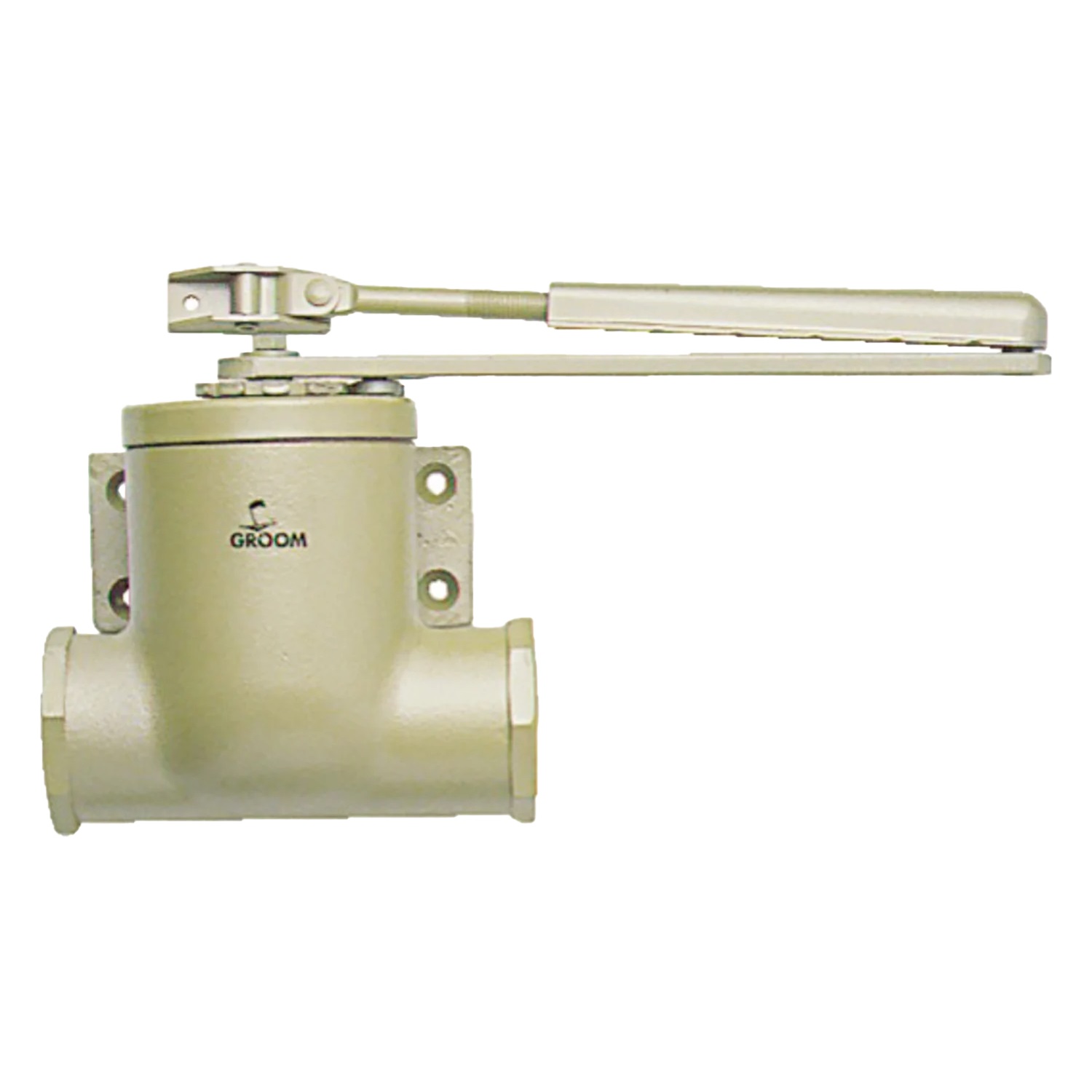 Ferme-porte CLASSIQUE n° 5 avec bras réglable champagne GROOM 705112