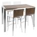 Wade Logan® Middlebrook 4 - Person Counter Height Dining Set Wood/Metal in Brown | 36.25 H in | Wayfair 78E08ED488F34396818534003CF3011E