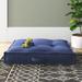 Archie & Oscar™ Longwood Square Pillow Dog Bed Polyester/Recycled Materials in Blue | 5 H x 24 W x 24 D in | Wayfair