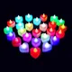 Bougie électronique romantique en forme de cœur sans flamme batterie 62 LED multicolore bougie