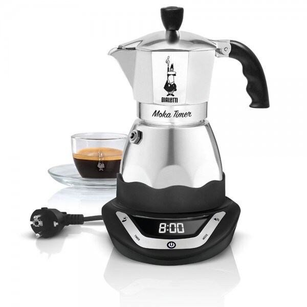 Bialetti EAsy Timer 6 Manuell Elektrische Espressokanne 0,5 l Image