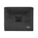 Men's Fossil Black Miami University RedHawks Leather Ryan RFID Passcase Wallet