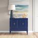 Beachcrest Home™ Ariadne 2 - Door Accent Cabinet Wood in Blue | 32 H x 36 W x 16 D in | Wayfair 9F20D503F0F5441298D2908208D2CB84