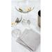 The Napkins® Hemstitch Silver Grey Linen Feel Biodegradable Single-Use Napkins in Gray | 15.75 W in | Wayfair TND25.25CP.SG