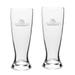 Gonzaga Bulldogs 2-Piece 23oz. Stylish University Pilsner Glass Set