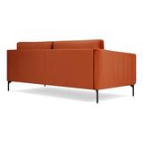 AllModern Pearl 81" Upholstered Sofa Velvet in Black | Wayfair 64D3674EB34E4C0CAB5770F5D3D61C9E