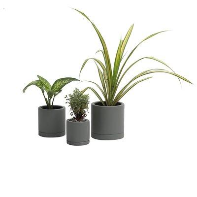 5 Inch Earth Gray Plant Pot 