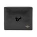 Men's Fossil Black South Florida Bulls Leather Ryan RFID Passcase Wallet