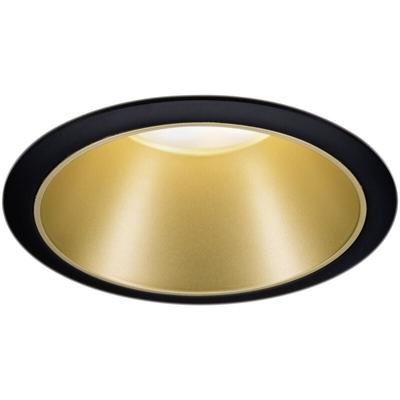 Paulmann - 93395 LED-Einbauleuchte GU10 Schwarz (matt), Gold