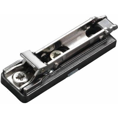 So-tech - Salice Blitz-Montageplatte Linear H0 Exzenterverstellung für Holzschrauben Titanium Image