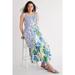 Anthropologie Dresses | Anthropologie Maeve Bouquet Flounced Maxi Dress | Color: Blue | Size: S