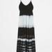 Anthropologie Dresses | Aleah Tie-Dye Maxi Dress | Color: Black/White | Size: M