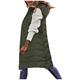 Womens Long Gilets Hooded Quilted Gilet Vest Winter Womens Long Gilets Solid Padded Gilet Women's Longline Gilet Jacket Plus Size Long Sleeveless Hooded Quilted Vest Down Jacket (Army Green, XXXL)