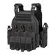 BLUEBLUE YAKEDA Modular Tactical Vest Quick Release Plate Carrier Tactical Vest - Black