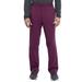 Cherokee Medical Uniforms Euphoria 6-Pocket Drawstring Pants (Men's) (Size 3X) Wine, Polyester,Rayon,Spandex