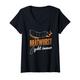 Damen Bratwurst Geht Immer BBQ Grill Grillen T-Shirt mit V-Ausschnitt