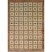 Contemporary Gabbeh Kashkoli Oriental Area Rug Hand-knotted Carpet - 4'0" x 5'9"