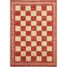 Checkered Gabbeh Kashkoli Oriental Area Rug Hand-knotted Wool Carpet - 4'7" x 6'2"