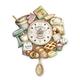 The Bradford Exchange 'Homemade Happiness' Baking Wall Clock – A unique baking-inspired dimensional wall clock with intricately sculpted and handpainted details. Accurate Quartz movement