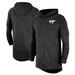 Men's Nike Black Virginia Tech Hokies Slub Performance Long Sleeve Hoodie T-Shirt