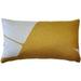 Orren Ellis Vasko Spanish Throw Pillow Cover & Insert Polyester/Polyfill blend in Yellow | 12 H x 19 W x 5 D in | Wayfair PT1-0001-04-92