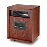 LifeSmart LifePro 6 Element 1500W Infrared Quartz Indoor Space Heater, Brown | 16.2 H x 10.8 W x 13 D in | Wayfair LS-ZCHT1097US