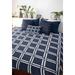 Corrigan Studio® Gate 6 Piece Comforter Set Polyester/Polyfill/Microfiber in Blue | King Comforter + 2 Shams + 3 Throw Pillows | Wayfair
